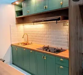 Kitchenset serta semua furnis custom free 3d desain murmer