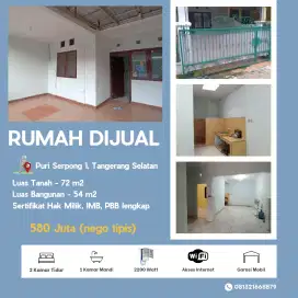 Hot Sale!! Rumah Siap Huni di Tangsel