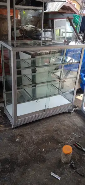 Etalase 1 meter siap pakai