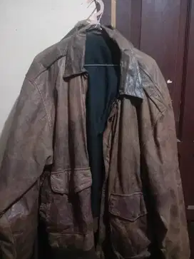 Jual jaket kulit vintage