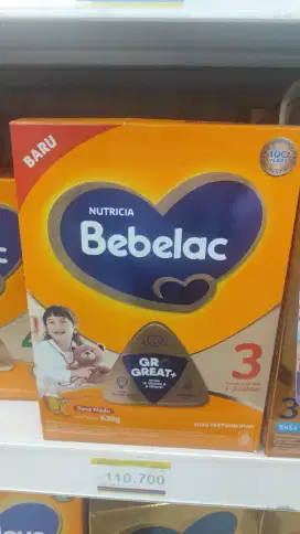 Susu bebelac Umur 1-3th rasa madu