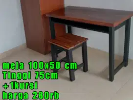 Meja kursi belajar komputer laptop  Meja kursi kost kios usaha