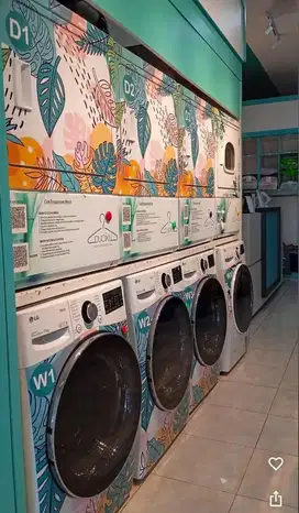Jual Borongan 4 Mesin Cuci LG 15Kg Front Loading