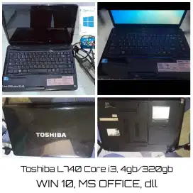 Laptop Toshiba core i3