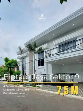 JUAL RUMAH BRAND NEW LUXURY BINTARO JAYA