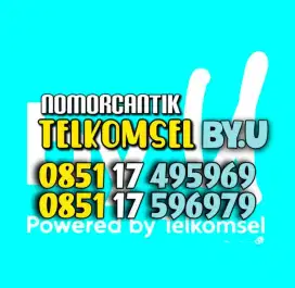 (bisa COD) Nomor Cantik Kartu TELKOMSEL by.U byU 596979