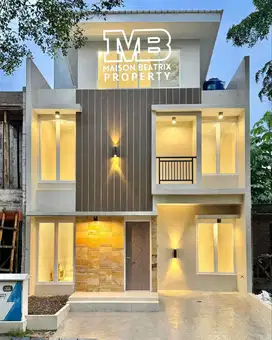 DIJUAL 2 RUMAH SEDANG BANGUN MODERN MINIMALIS DI ACCOLA PARK