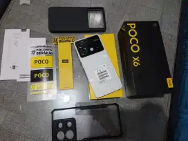 Poco X6 5G 256gb resmi fullset