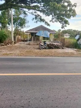 dijual rumah & tanah luas siap huni dan siap bangun 0 meter jl trans