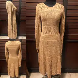 Dress rajut transparan