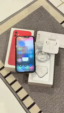 Dijual Iphone 11 Black 128GB Lengkap Terdaftar