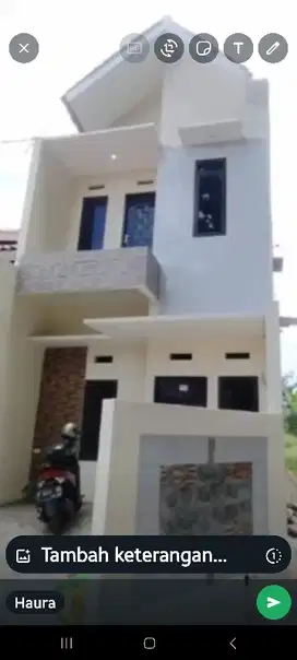 rumah 2 lantai dengan harga 1 lantai