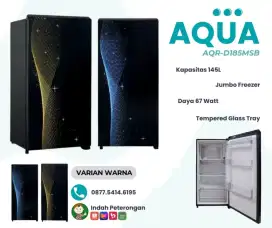 Lemari Es AQUA AQR-D185 (Star Sky Blue)