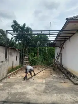 Kanopi besi siap Proses