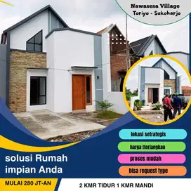 DIJUL RUMAH CLUSTER DI SUKOHARJO DEKAT KE KOTA SOLO
