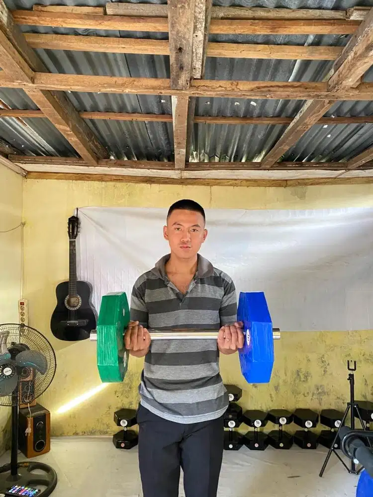 Latihan rumahan dumbble berkualitas