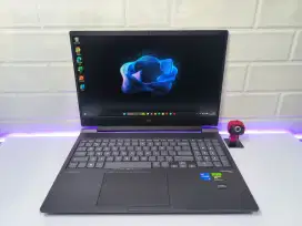 Laptop Gaming HP Victus 16 R1005TX i5-14500HX RTX4060 8GB 144Hz Mulus