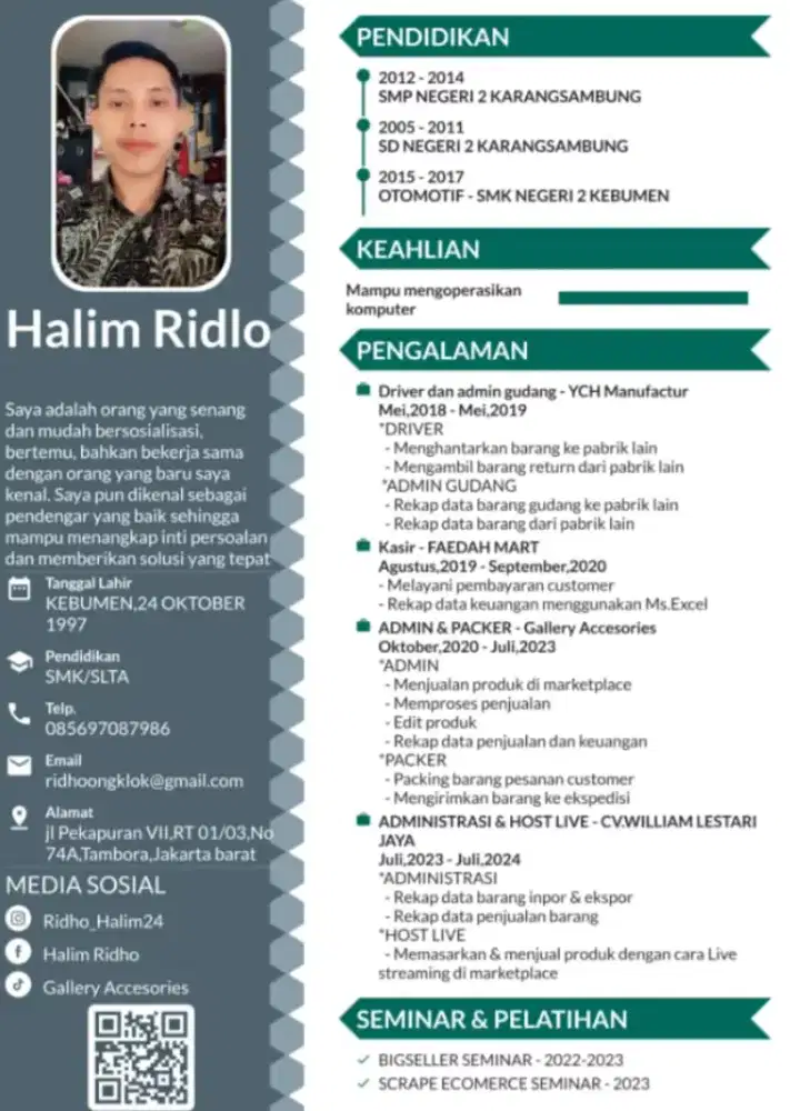 Mencari pekerjaan