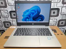 Laptop Hp core i5 ram 8gb SSD layar FHD keyboard nyala slim bazelless