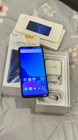 Dijual Realme X2 Pro Blue 12/256GB Resmi Lengkap ada minus
