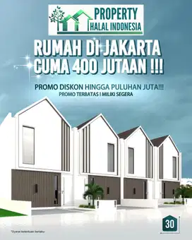 Jual Rumah Murah Modern Cipayung Jakarta Dekat Gate Tol Setu Cipayung