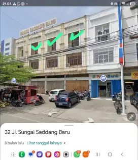 Ruko dijual 3 petak