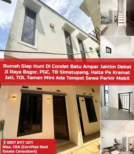 Rumah Siap Huni Di Condet Jakarta Dekat PGC RSUD Tol Halte Kramat Jati