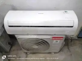 AC SANKEN 1 PK FREON R410 SEPERTI BARU