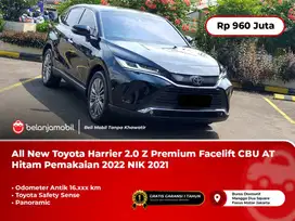 [KM 16RB] All New Toyota Harrier 2.0 Z Premium TSS AT Hitam 2021 2022