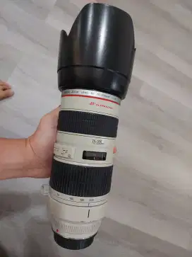 Lensa Canon EF 70-200mm F 2.8 L is USM no box