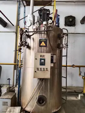 Di Jual Cepat Steam BOILER Fire Tube 1.0 Ton Bahan Bakar GAS