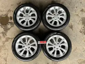 velg oem terios ring 16 lubang 5/114 ban masi tebel semua