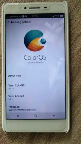 OPPO R7SF 4/32 UNIT ONLY+CASE