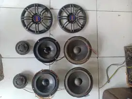 Speker Wofer Curve & GMC 6 & 6.5 plus Grill n Tweeter