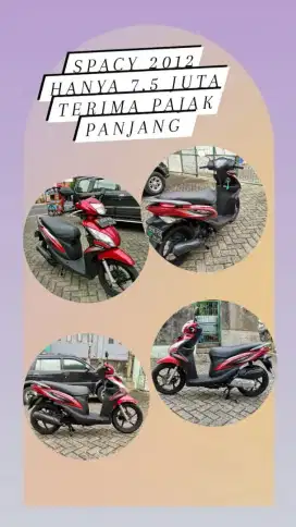 SPACY 2012 ONLY BERGARANSI PAJAK PANJANG