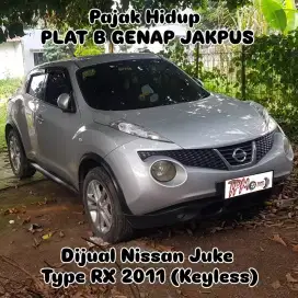 Harga Cash Juke Type RX 2011 Pajak Hidup (Keyless)