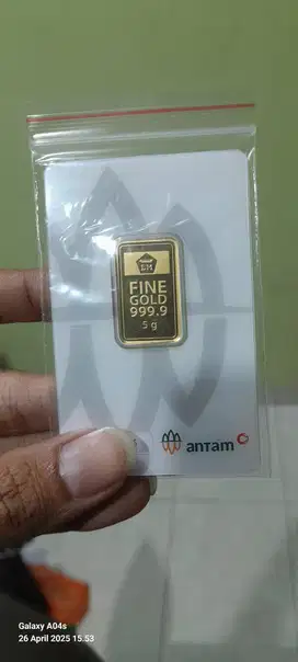 Jual Emas Antam 5 Gram Red Mark Certi Eye 2025