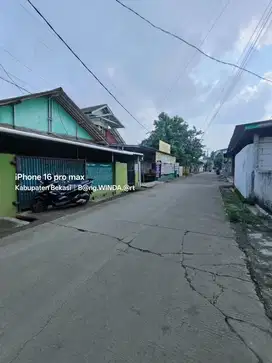 Jual tanah jl.utama tengglis bonus kontrakan 3 pintu d mustika jaya