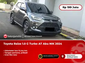[ LOW KM ] Toyota Raize 1.0 G Turbo AT Abu 2024/2025