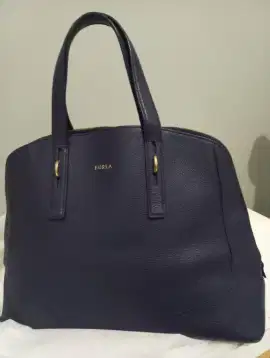 Handbag Furla Leather