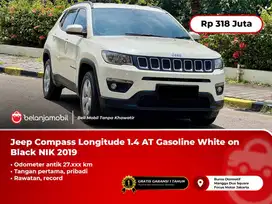 [ KM 27RB ] Jeep Compass Longitude 1.4 AT Gasoline White 2019 2020