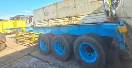 murah buntut trailer 40 feet 3 axle rangka Isuzu giga hino fuso head