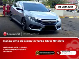 [ LOW KM ] Honda Civic Sedan ES Sedan 1.5 Turbo Silver 2016/2017