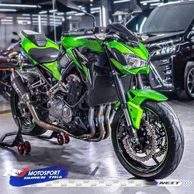 Kawasaki Z900 Hijau 2019 Exhaust SC Project Full Paper