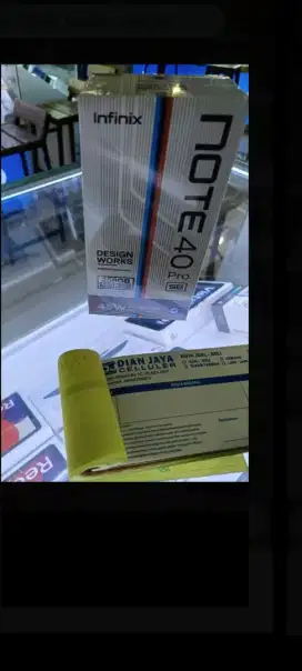 Infinix note 40 pro 5G 8/256 layar lengkung wireless charger