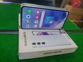 Samsung A55 5G 8/256 gb lengkap tampa kendala