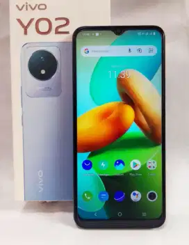Vivo Y02 Ram 3/32 Fullset Garansi Panjang