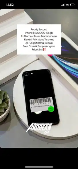 Second iPhone SE Gen 2 2020 128 Gb iBox