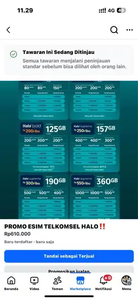 PROMO ESIM TELKOMSEL HALO‼️