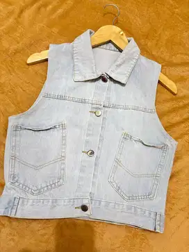 vest jeans wanita
